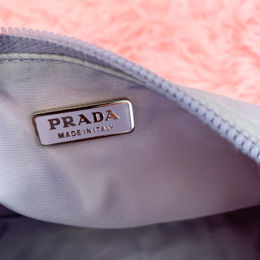 SOLD 💜 Prada Tessuto Nylon Pochette 💜 - Picture 9 of 17